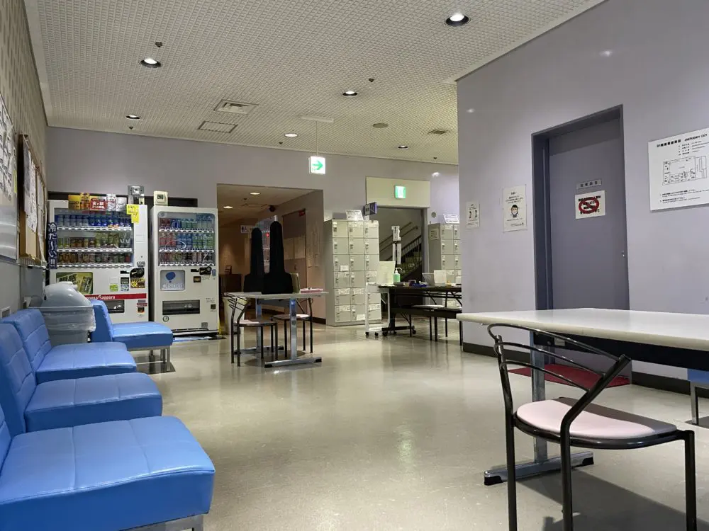 受付周辺の様子