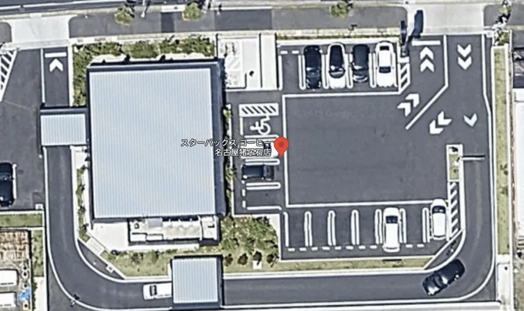 スターバックスコーヒー名古屋猪子石店の駐車場