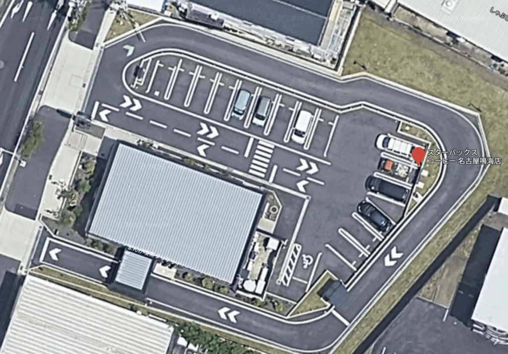 スターバックスコーヒー名古屋鳴海店の駐車場