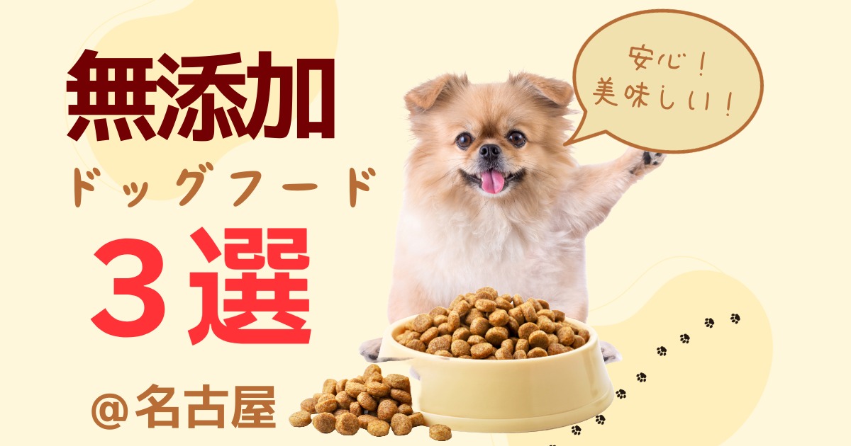 無添加ドッグフード３選のブログサムネイル