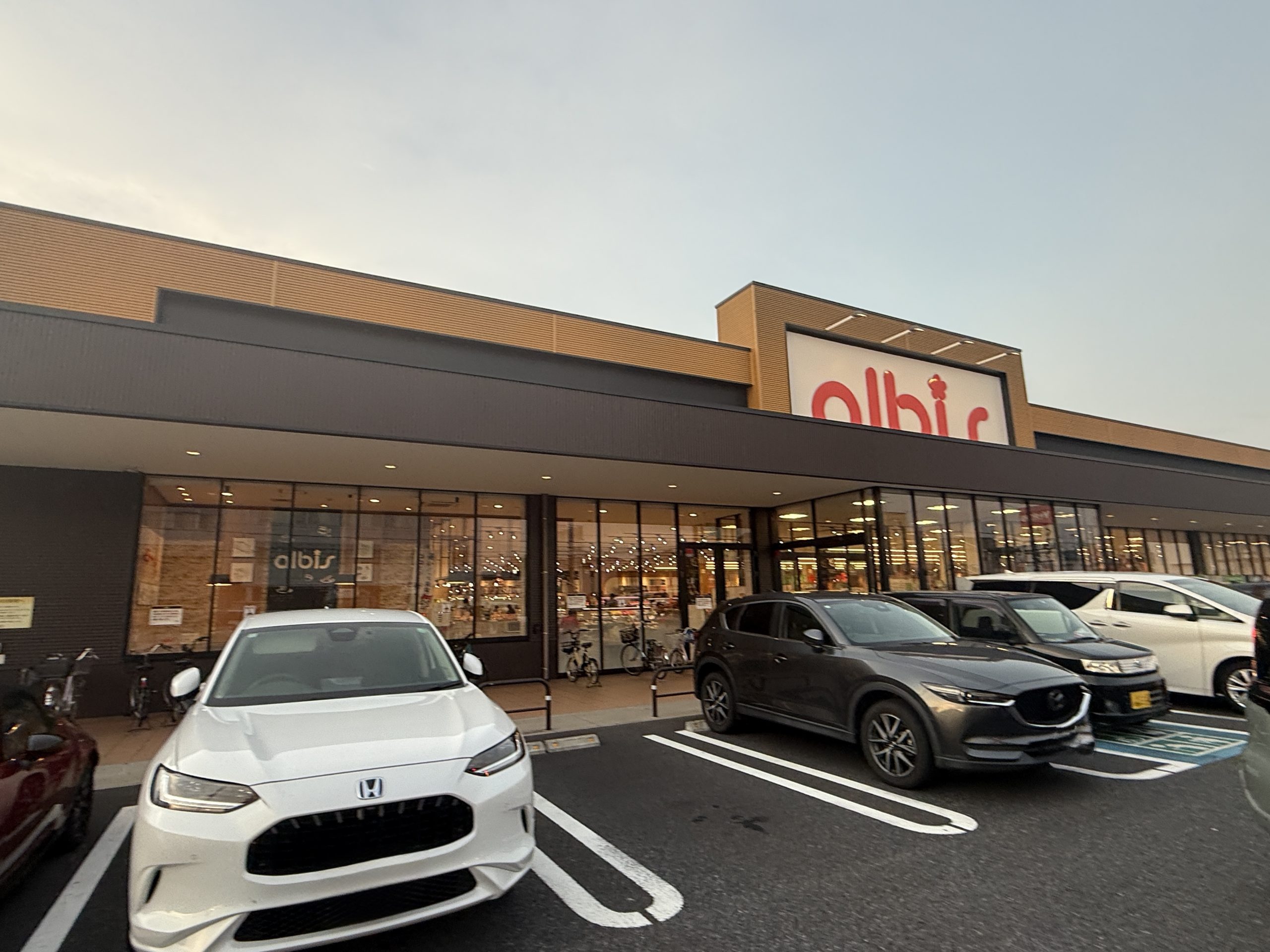 アルビス中村二瀬店の外観