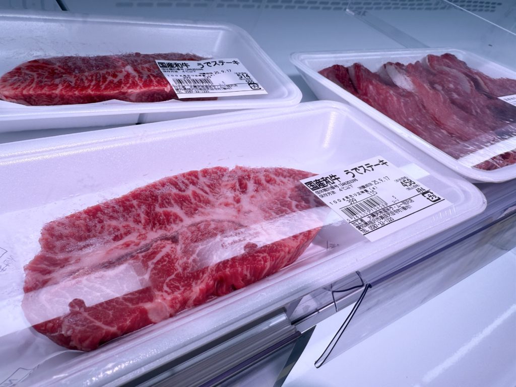 ラ・ムー稲沢店の国産和牛ステーキ