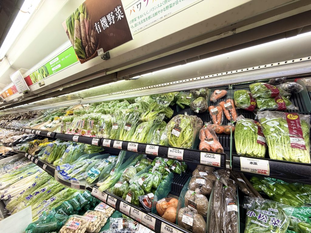 サポーレの有機野菜エリア