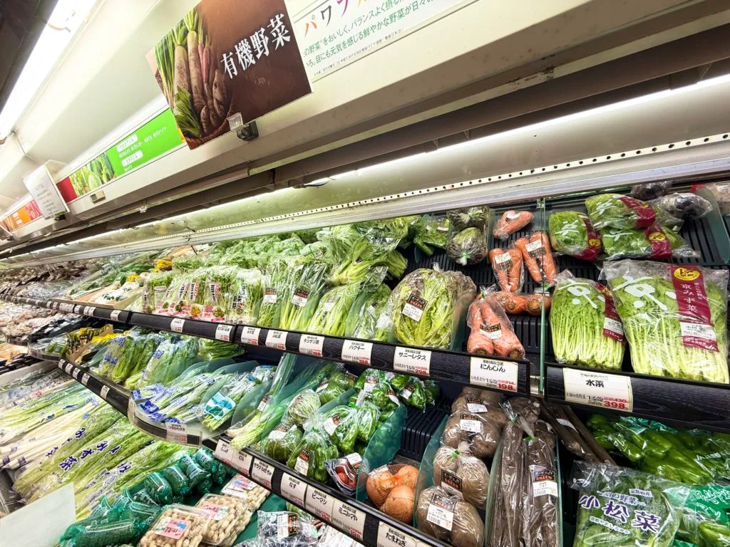 サポーレの有機野菜エリア