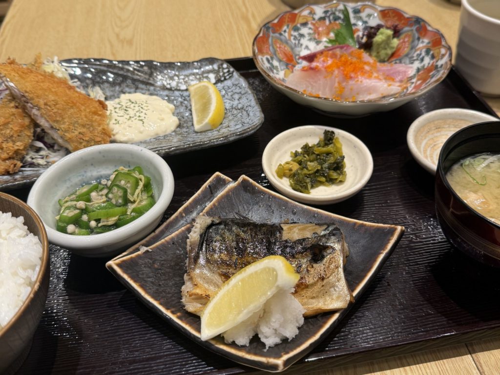 うまい魚が食べたくてのうまさか御膳